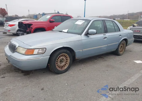 2001 Mercury Grand Marquis Ls from USA, damaged, VIN 2MEFM75WX1X651688